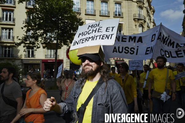Manifestation des intermittents du spectacle