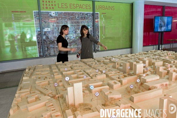 La Fabrique, espace d information sur les projets urbanistiques de Nancy Grand Coeur