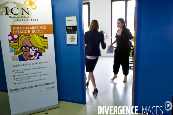 L Ecole Nationale Supérieure des Mines.ARTEM,Des futurs étudiants de l ICN, passent des oraux d admissibilité dans les locaux des Mines.