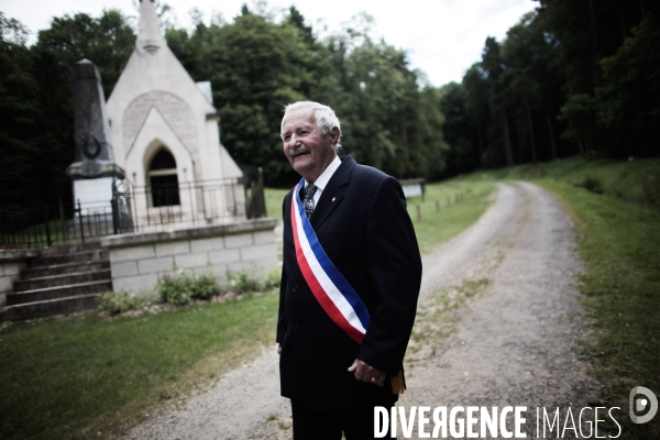 14-18 / pierre libert maire de beaumont village  mort pour la france 