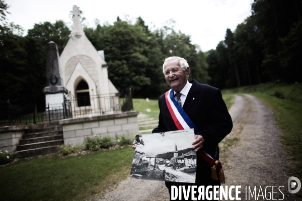 14-18 / pierre libert maire de beaumont village  mort pour la france 