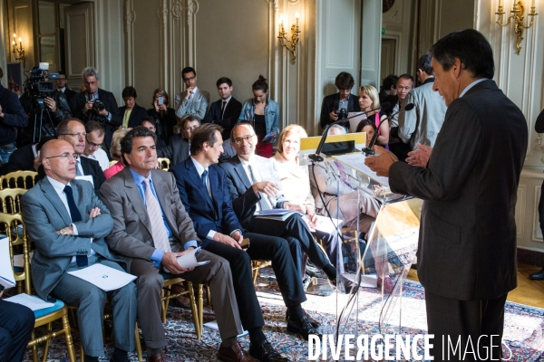 Fillon, conférence de presse, Paris