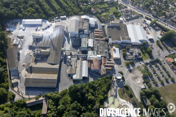 Vue aerienne du pays de Cavaillon