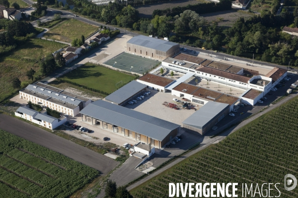 Vue aerienne du pays de Cavaillon