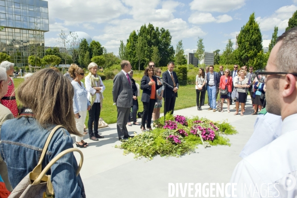 Inauguration de l  extension du parc Andre Citroen