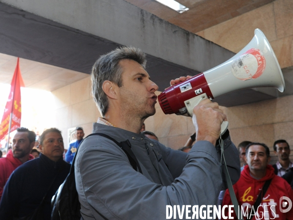 Sncm : manifestation des marins cgt