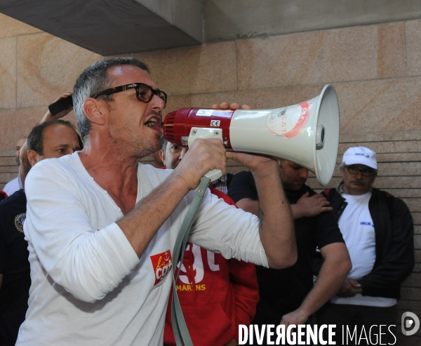 Sncm : manifestation des marins cgt