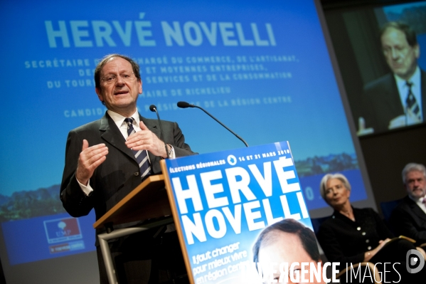 Christine LAGARDE soutient Hervé NOVELLI