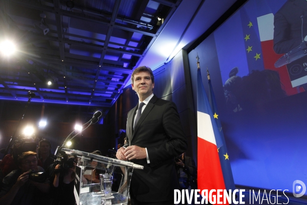 Arnaud MONTEBOURG, feuille de route pour le Redressement économique de le France