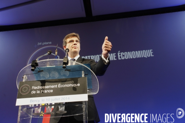 Arnaud MONTEBOURG, feuille de route pour le Redressement économique de le France