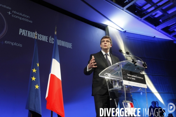 Arnaud MONTEBOURG, feuille de route pour le Redressement économique de le France