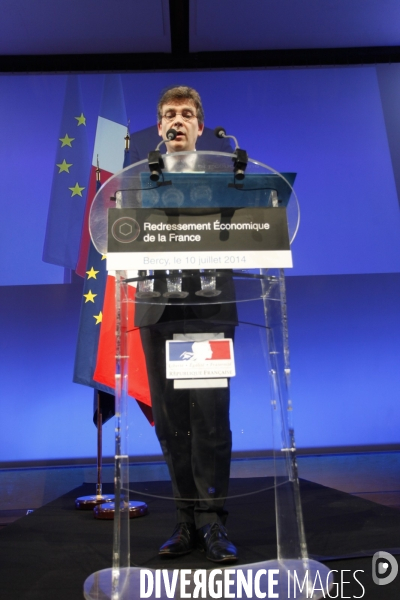 Arnaud MONTEBOURG, feuille de route pour le Redressement économique de le France