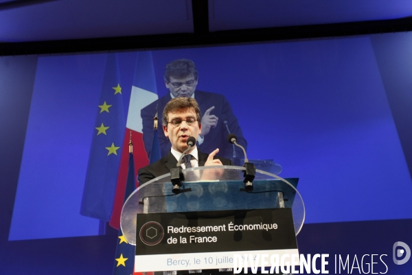 Arnaud MONTEBOURG, feuille de route pour le Redressement économique de le France