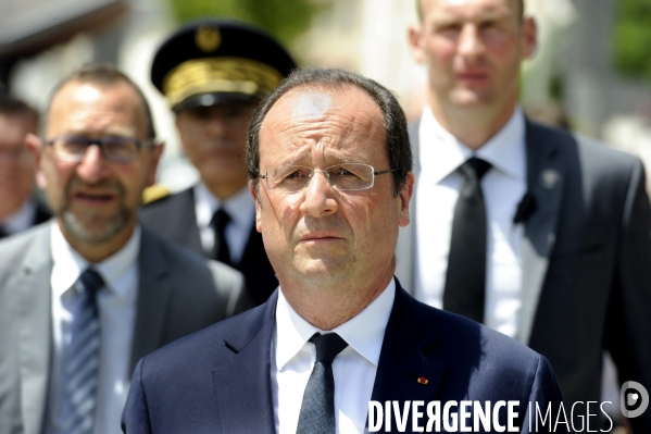 François HOLLANDE commémore les martyrs de Tulle