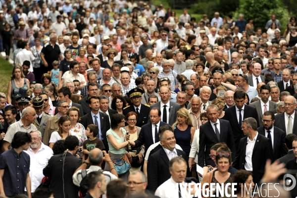 François HOLLANDE commémore les martyrs de Tulle