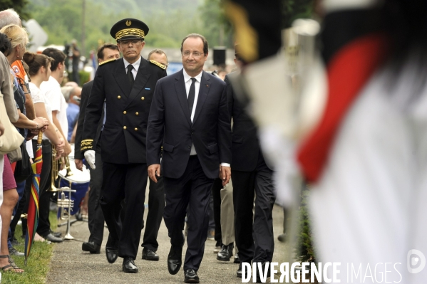 François HOLLANDE commémore les martyrs de Tulle