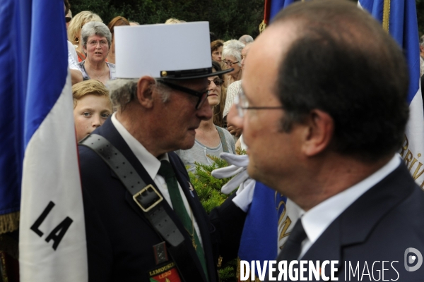 François HOLLANDE commémore les martyrs de Tulle