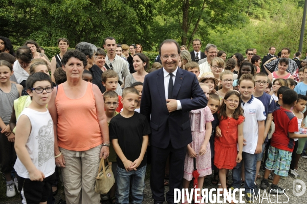 François HOLLANDE commémore les martyrs de Tulle