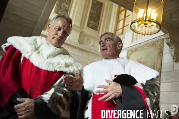 Audience solennelle d installation de M. Bertrand LOUVEL en qualité de premier président de la Cour de Cassation.