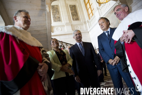 Audience solennelle d installation de M. Bertrand LOUVEL en qualité de premier président de la Cour de Cassation.