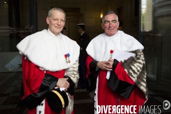 Audience solennelle d installation de M. Bertrand LOUVEL en qualité de premier président de la Cour de Cassation.
