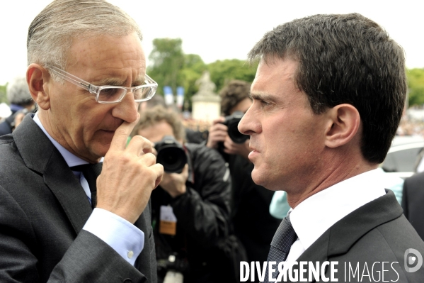 Défilé militaire du 14 juillet. Tribune officielle