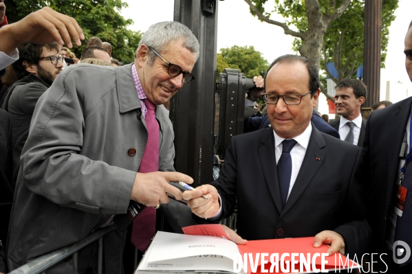 Défilé militaire du 14 juillet. Tribune officielle