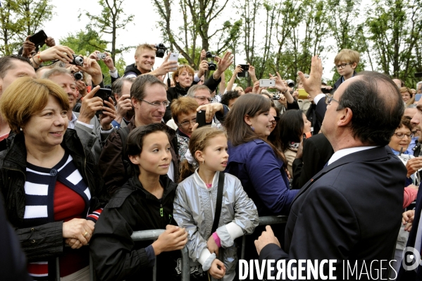 Défilé militaire du 14 juillet. Tribune officielle