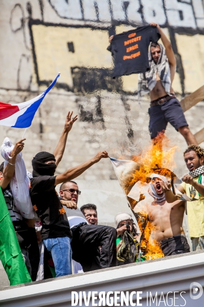 Manifestation Pro-Palestinienne interdite.