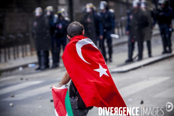 Manifestation Pro-Palestinienne interdite.