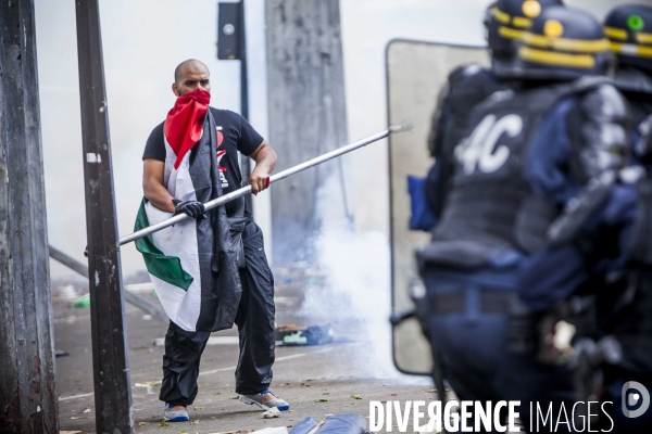 Manifestation Pro-Palestinienne interdite.