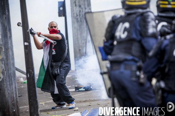 Manifestation Pro-Palestinienne interdite.