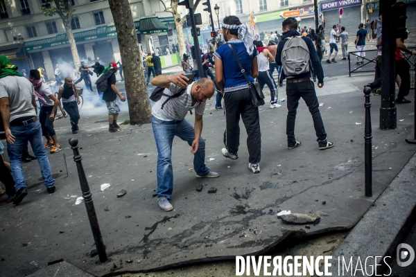 Manifestation Pro-Palestinienne interdite.