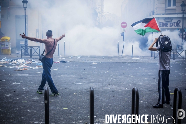 Manifestation Pro-Palestinienne interdite.