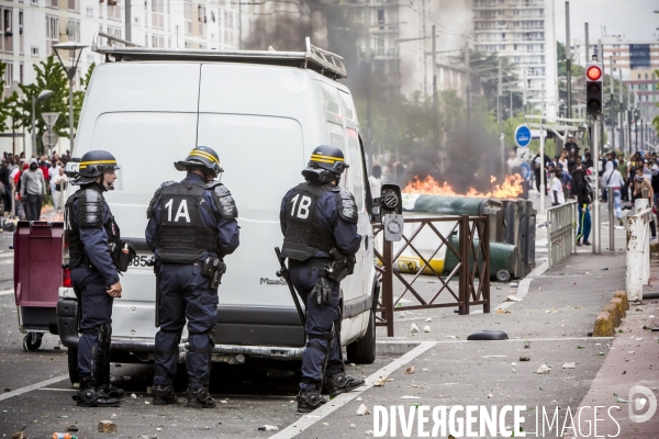 Affrontements à Sarcelles.