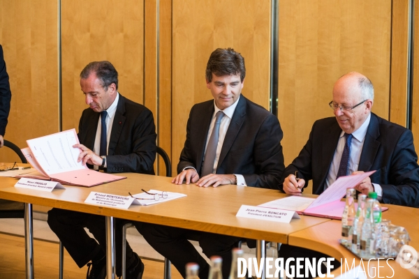 Signature contrat entre Exeltium et EDF