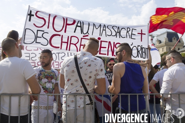 Rassemblement de soutien aux chrétiens d Irak