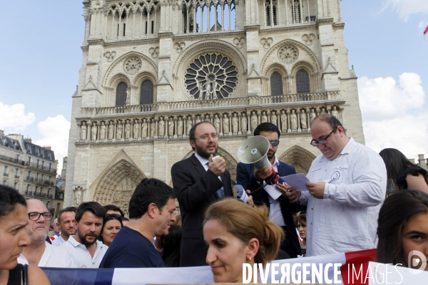 Manifestation de soutien aux Chrétiens d Irak