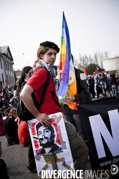 Blocages et manifestation contre le Sommet de l Otan à Strasbourg
