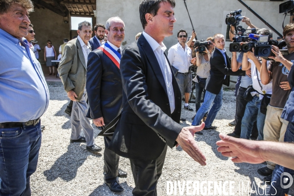 Manuel Valls à Vauvert