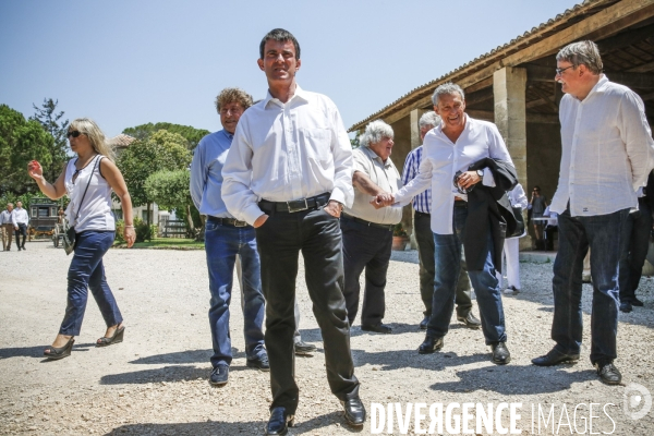 Manuel Valls à Vauvert