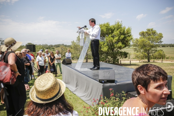 Manuel Valls à Vauvert