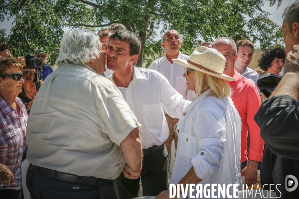 Manuel Valls à Vauvert