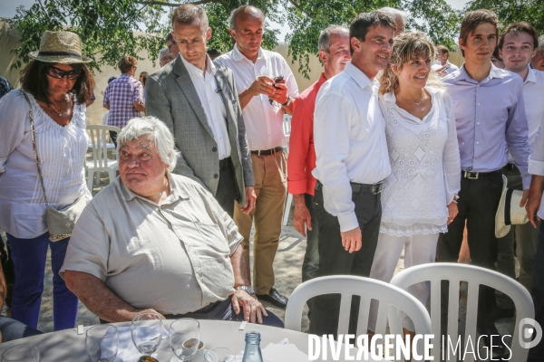 Manuel Valls à Vauvert