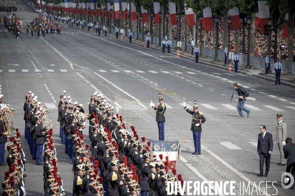 Cérémonie du 14 juillet 2014