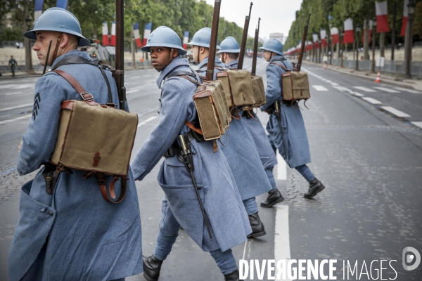 Cérémonie du 14 juillet 2014