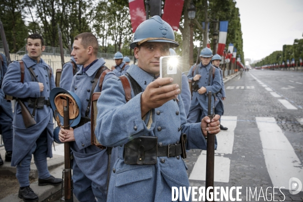 Cérémonie du 14 juillet 2014