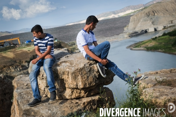 La construction du barrage d Illisu, Turquie