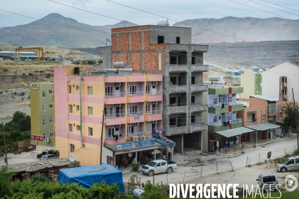 La construction du barrage d Illisu, Turquie