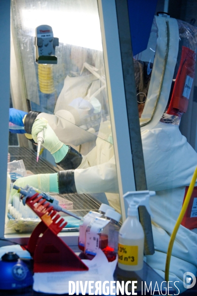 Lyon :  Laboratoire P4 des virus pathogènes mortels
